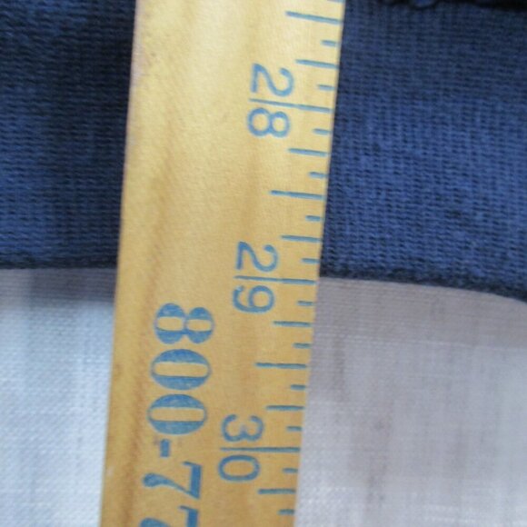 L.L. Bean Bomber Jacket Mens XLT Navy Fleece Lined Ribbed Hem & Cuff Full Zipper - Picture 11 of 12